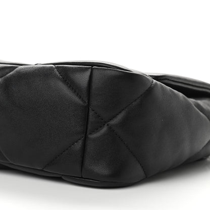 Chanel Lambskin Quilted Medium Chanel 19 Flap Black 9 of 11
