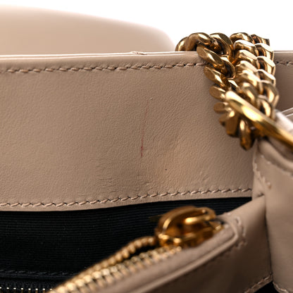 Saint Laurent Calfskin Y Quilted Monogram Medium Loulou Chain Satchel Dark Beige 11 of 15