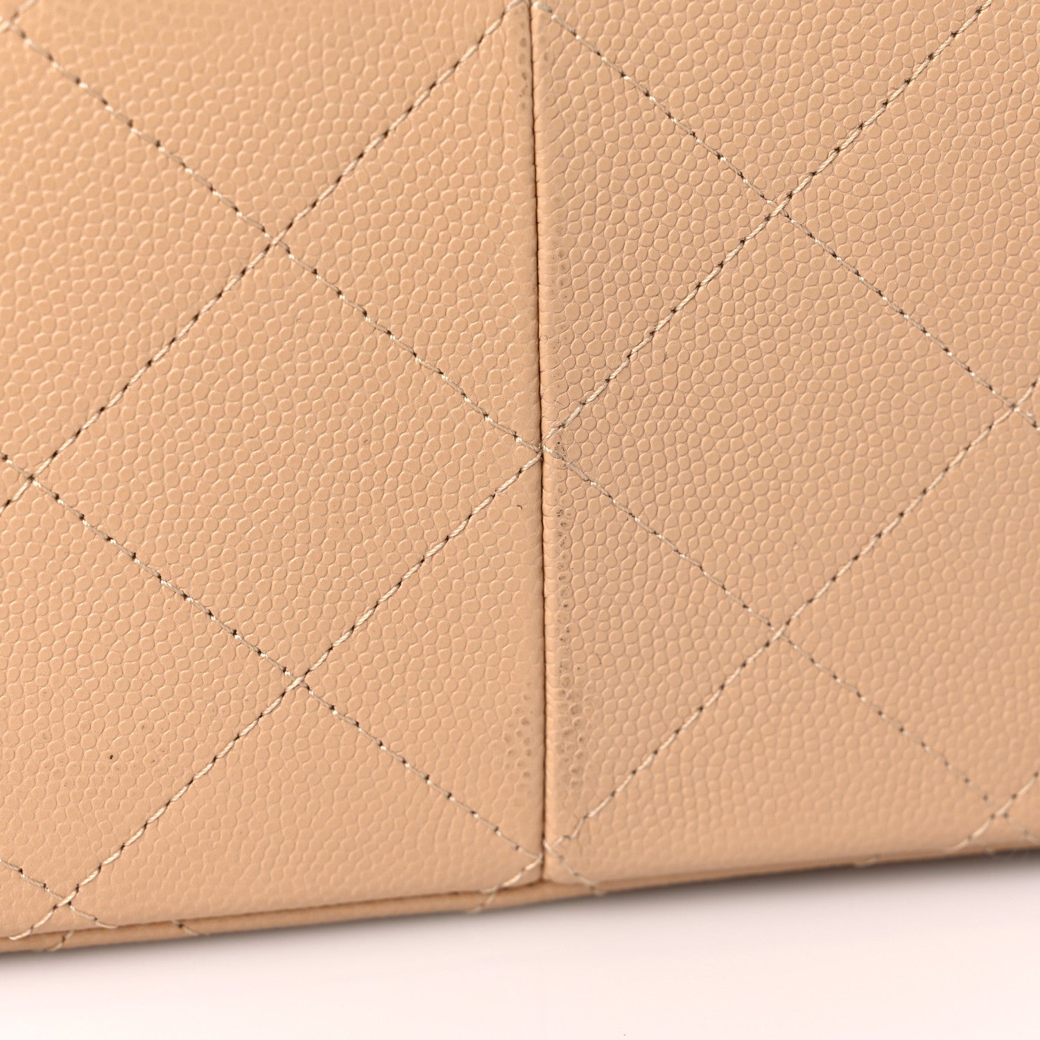 Chanel Caviar Quilted Jumbo Double Flap Beige 12 of 12
