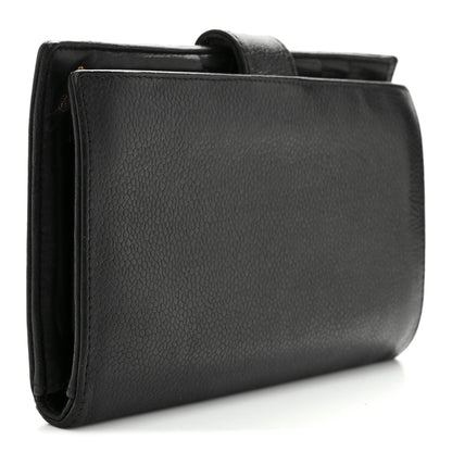 Chanel Caviar Timeless CC French Wallet Black 3 of 8