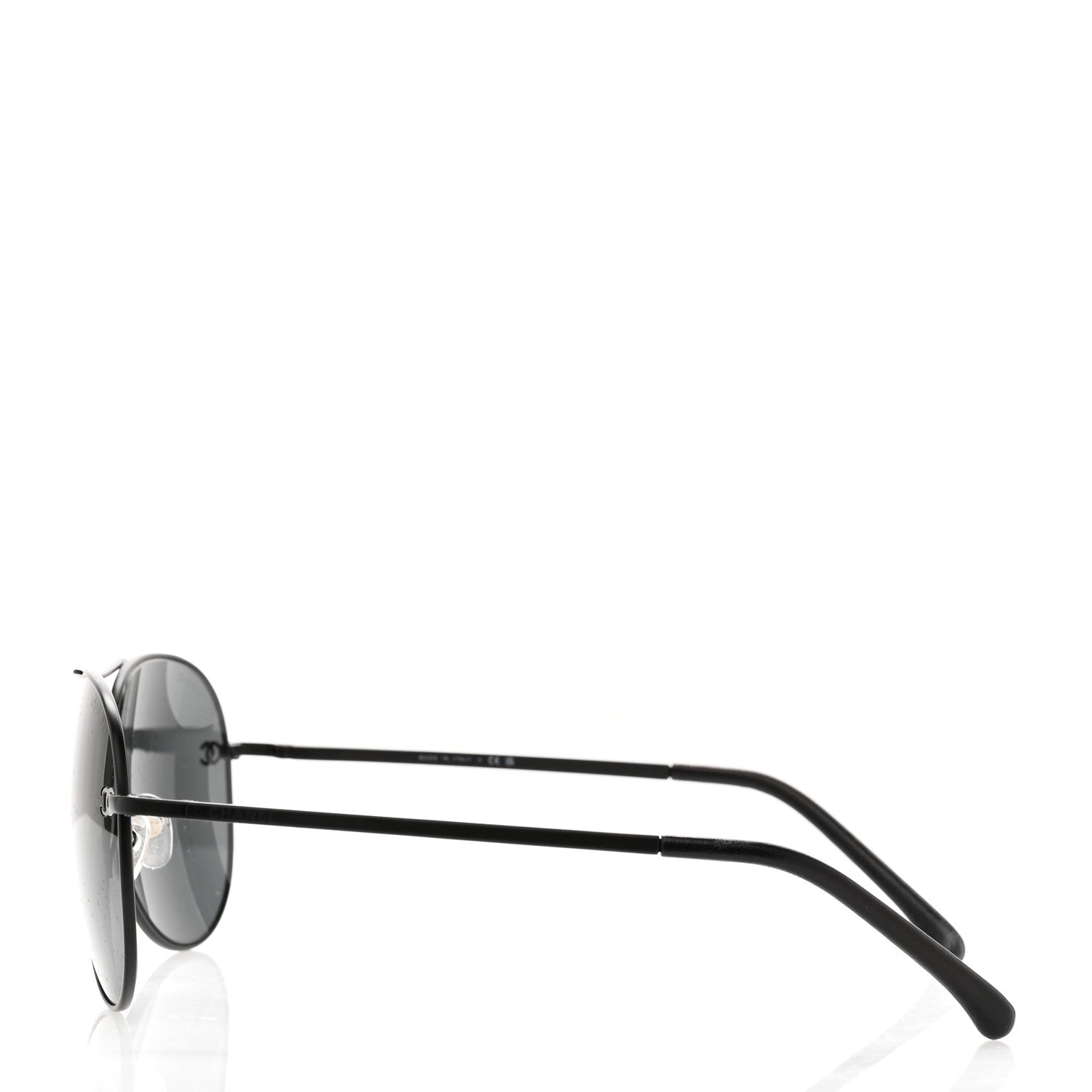 Chanel Aviator CC Sunglasses 4189-T-Q Matte Brown Dark Grey 3 of 8