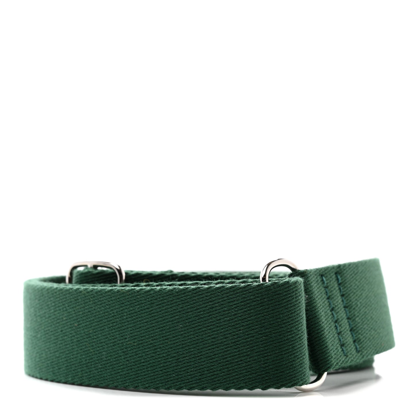 Canvas Calfskin Adjustable Shoulder Strap Green