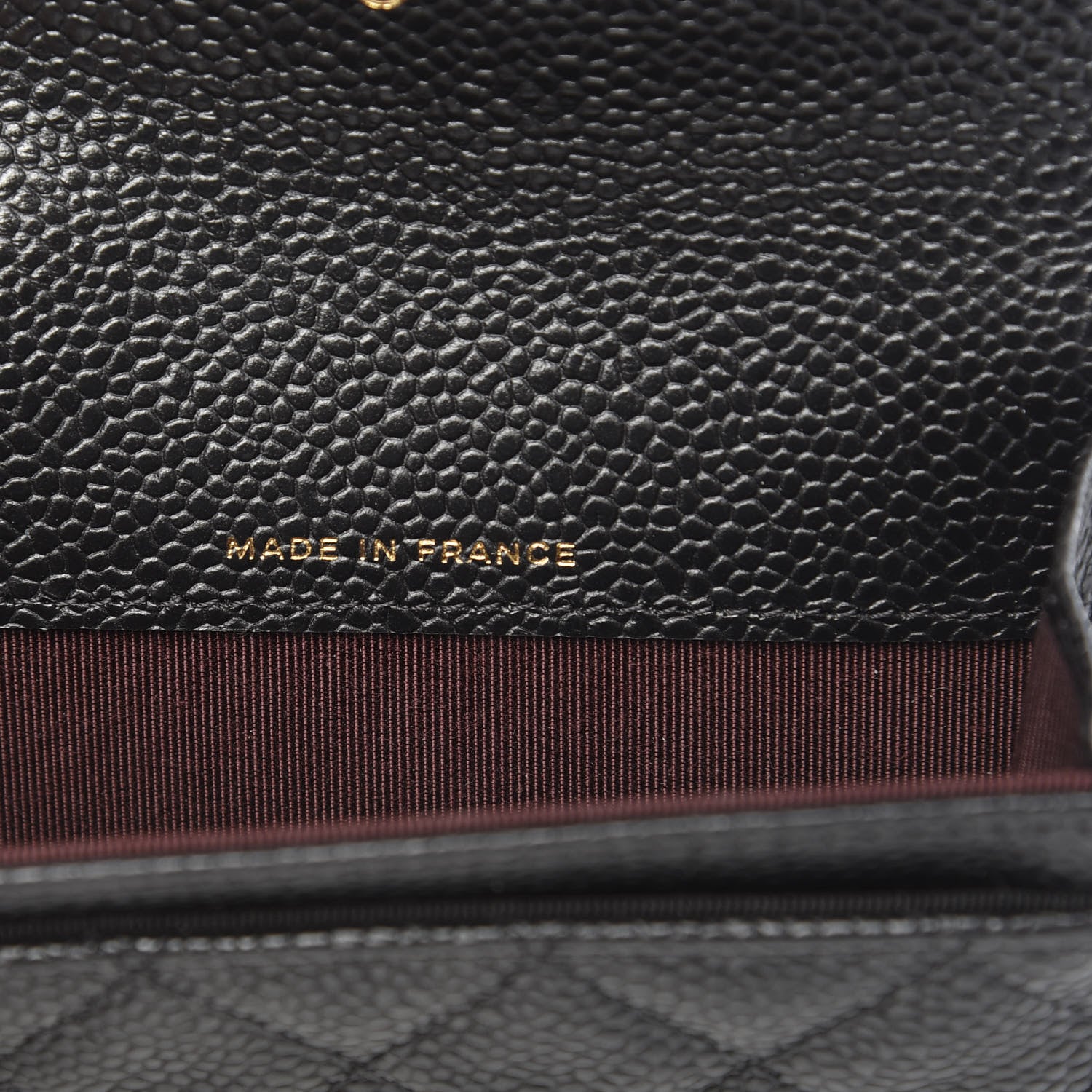 Chanel Caviar Quilted Flap Card Holder Wallet Black 6 of 9