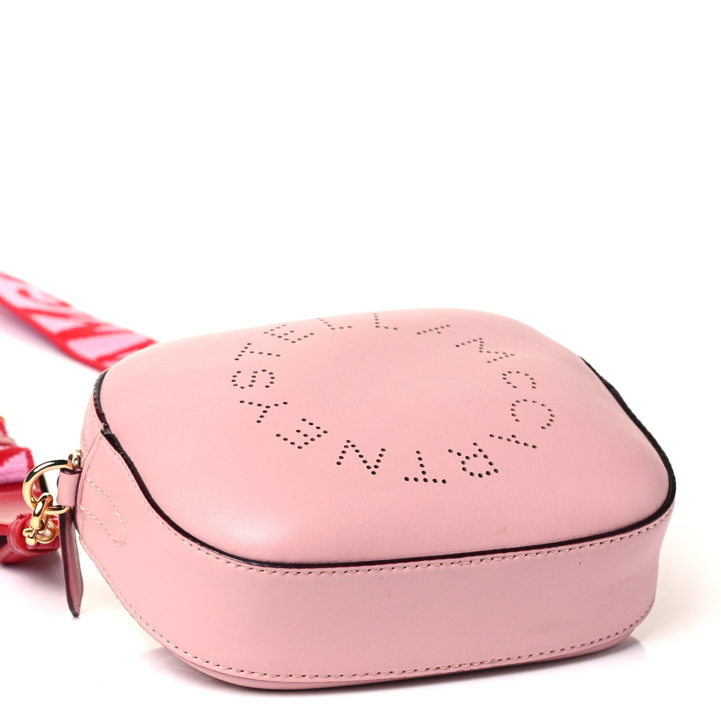 Eco Alter Nappa Perforated Logo Convertible Belt Bag Pink