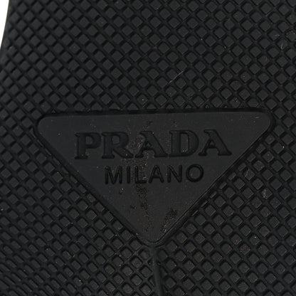 Prada Satin Crystal Logo 45mm Slingback Pumps 38.5 Cristal 7 of 11