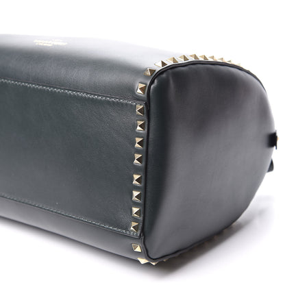 Valentino Garavani Vitello Rockstud Bowling Bag Deep Green 7 of 11