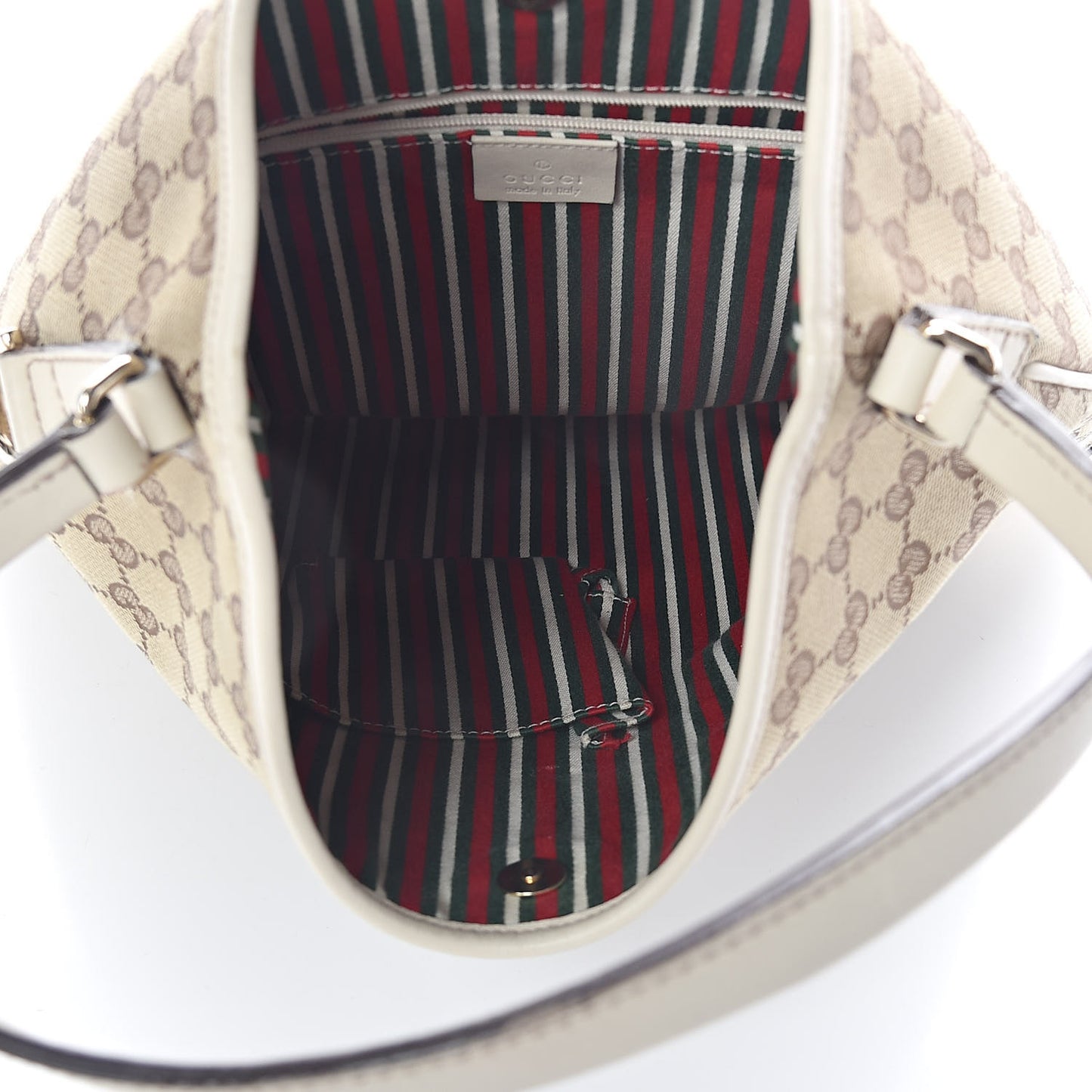 Monogram Medium New Britt Hobo Off White