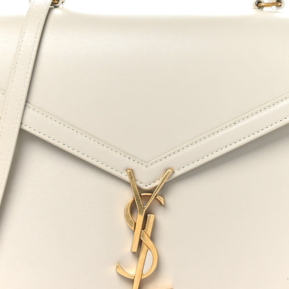 Saint Laurent Smooth Calfskin Medium Classic Monogram Cassandra Top Handle Crema Soft 8 of 10
