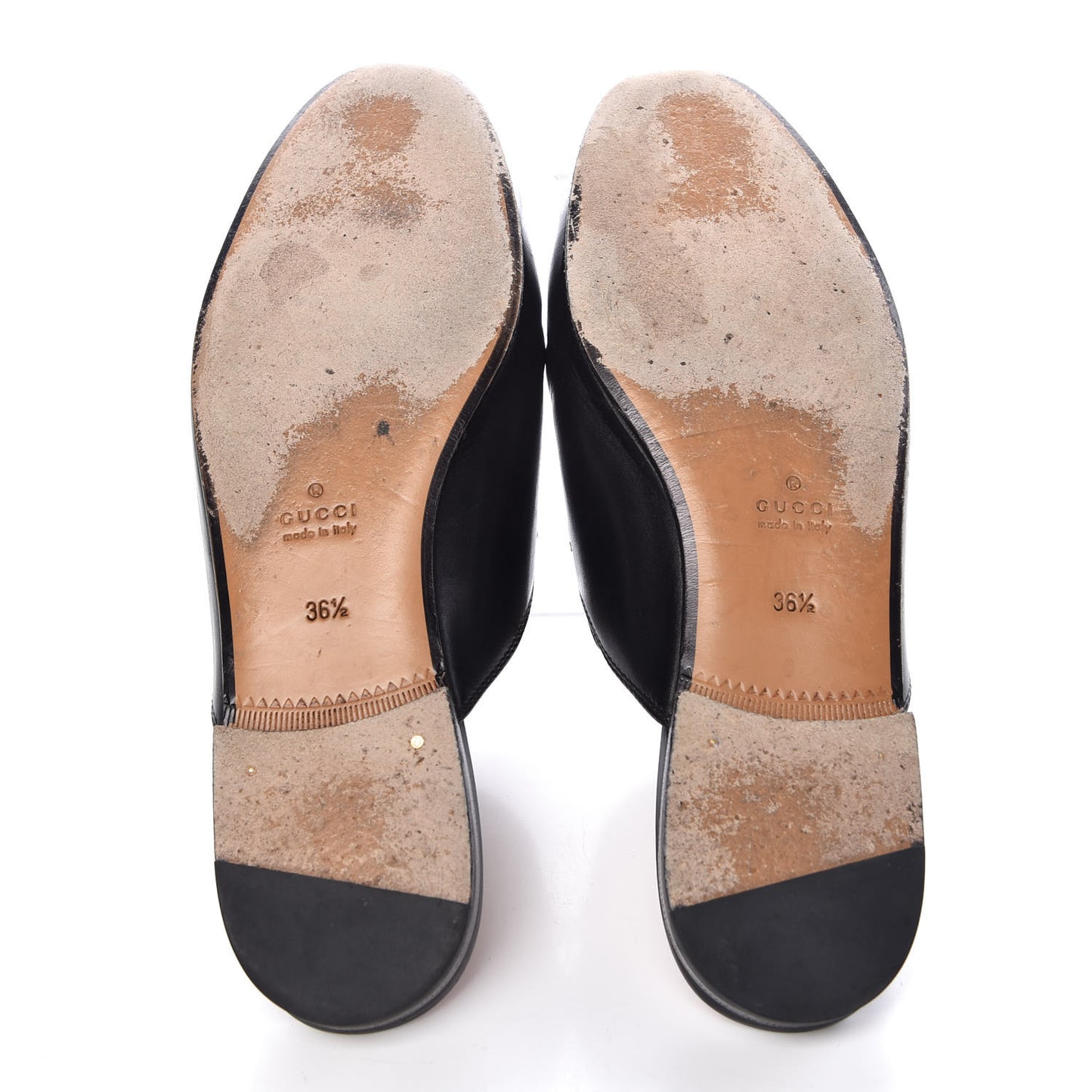 Calfskin Womens Princetown Slippers 36.5 Black
