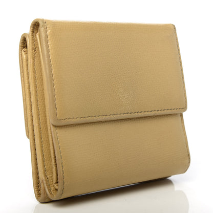 Chanel Grained Calfskin CC Button Compact Wallet Beige 3 of 11