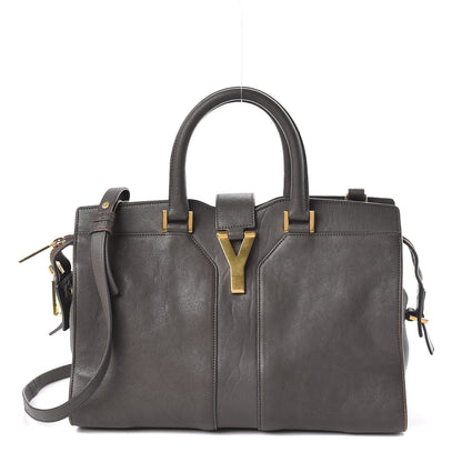 Saint Laurent Sheepskin Small Cabas ChYc Grey 1 of 18
