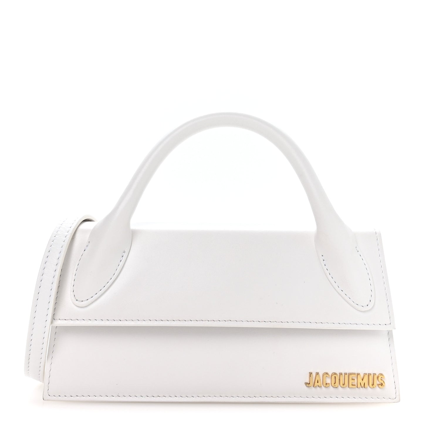 Smooth Calfskin Le Chiquito Long White