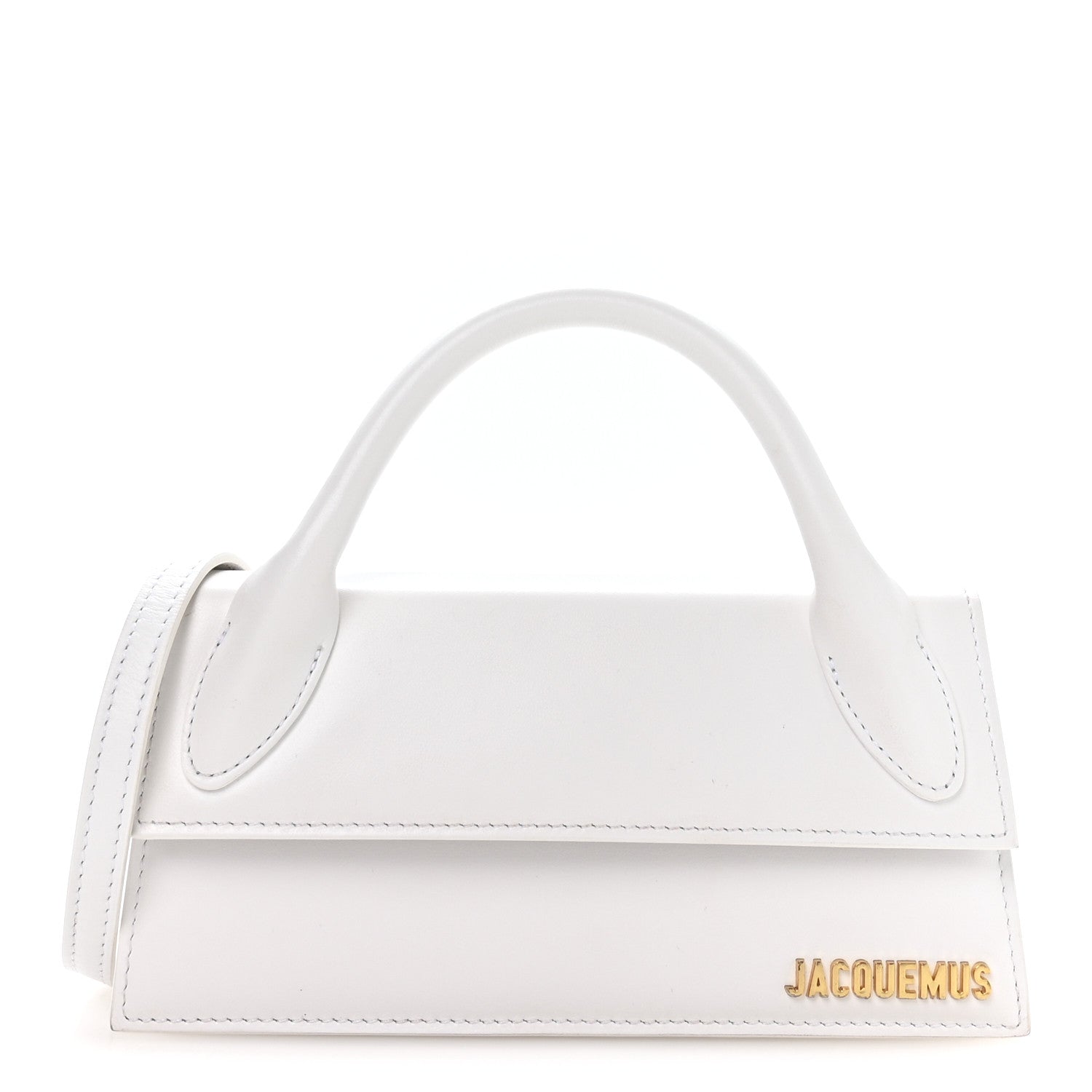 Jacquemus Smooth Calfskin Le Chiquito Long White 1 of 9