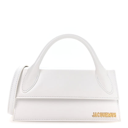 Jacquemus Smooth Calfskin Le Chiquito Long White 1 of 9