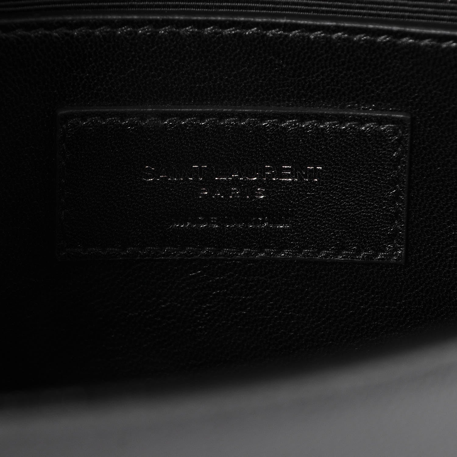 Saint Laurent Grain De Poudre Small Monogram Kate Satchel Black 6 of 6