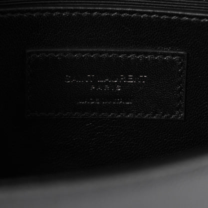 Saint Laurent Grain De Poudre Small Monogram Kate Satchel Black 6 of 6