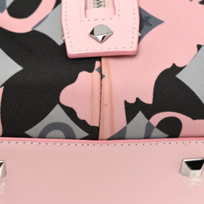 MCM Nylon Camo Top Handle Satchel Pink Blush 12 of 12