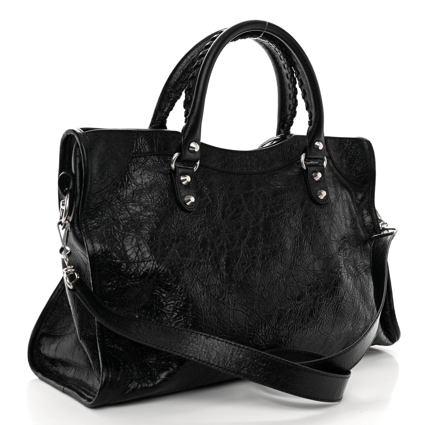 Agneau Arena Silver Hardware Medium Le City Black