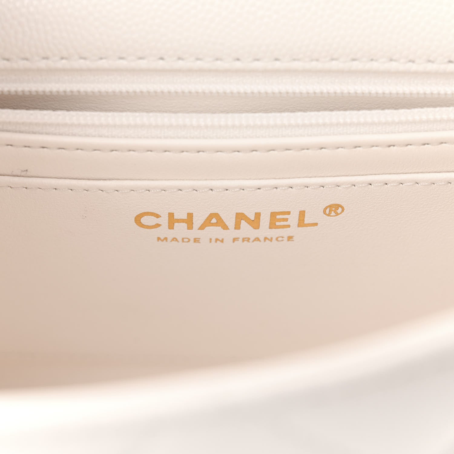 Chanel Caviar Quilted Mini Retro Twist Top Handle Flap White 6 of 10