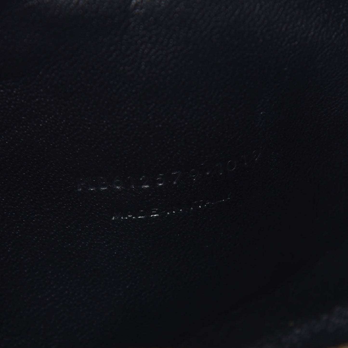 Grain De Poudre Matelasse Monogram Mini Lou Camera Bag Black