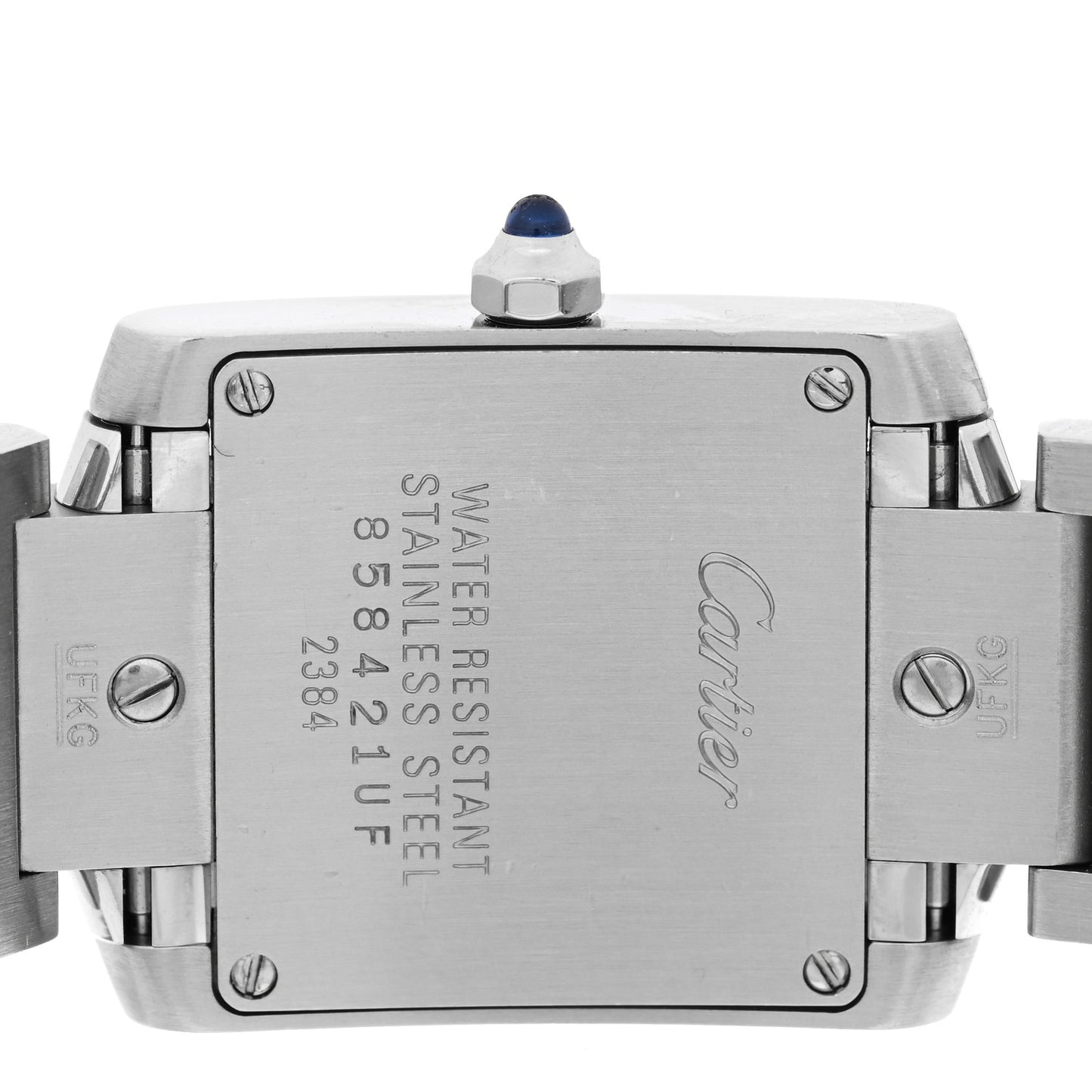 Stainless Steel 20mm Tank Francaise Quartz Watch