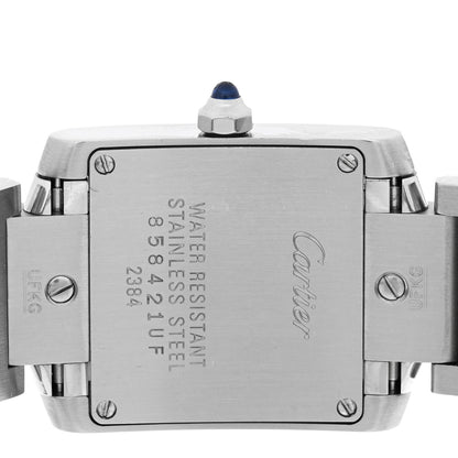 Cartier Stainless Steel 20mm Tank Francaise Quartz Watch 4 of 4