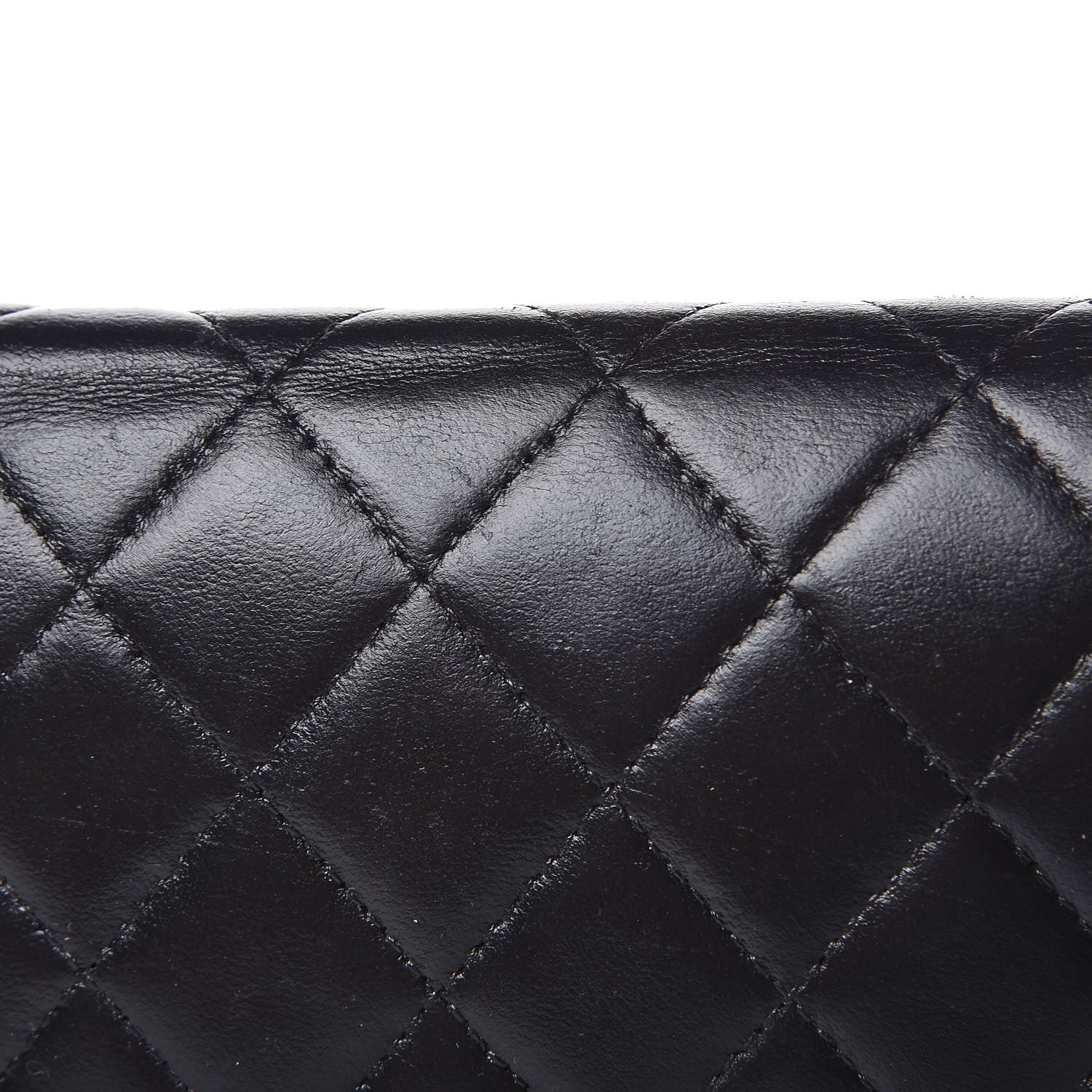 Chanel Lambskin Quilted Yen Wallet Black 11 of 17