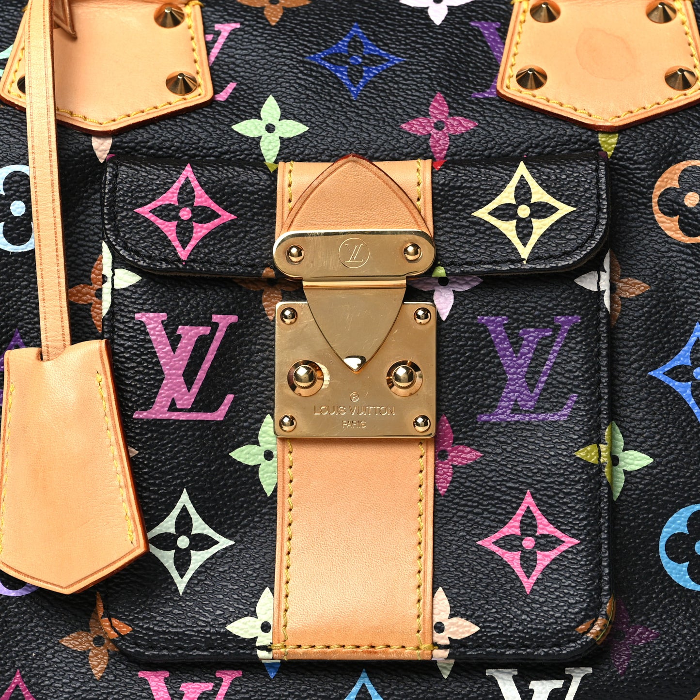 Monogram Multicolor Speedy 30 Black