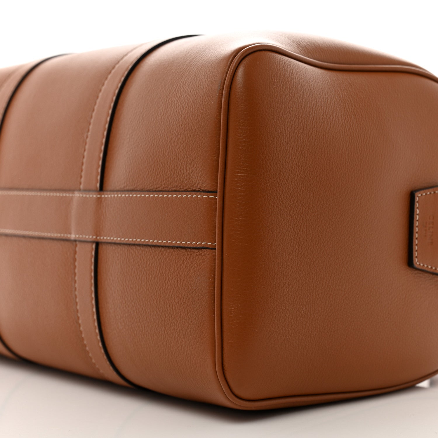 Celine Supple Calfskin Large Boston Bag Tan 10 of 10