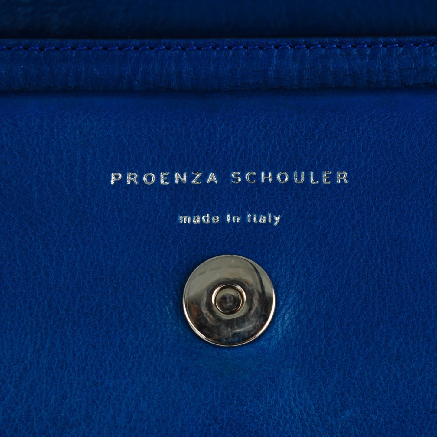 Calfskin PS11 Classic Shoulder Bag Peacock