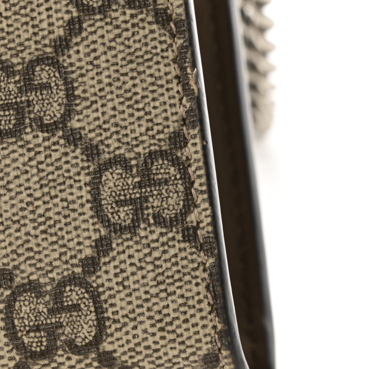 GG Supreme Monogram Mini Dionysus Chain Wallet Beige Taupe