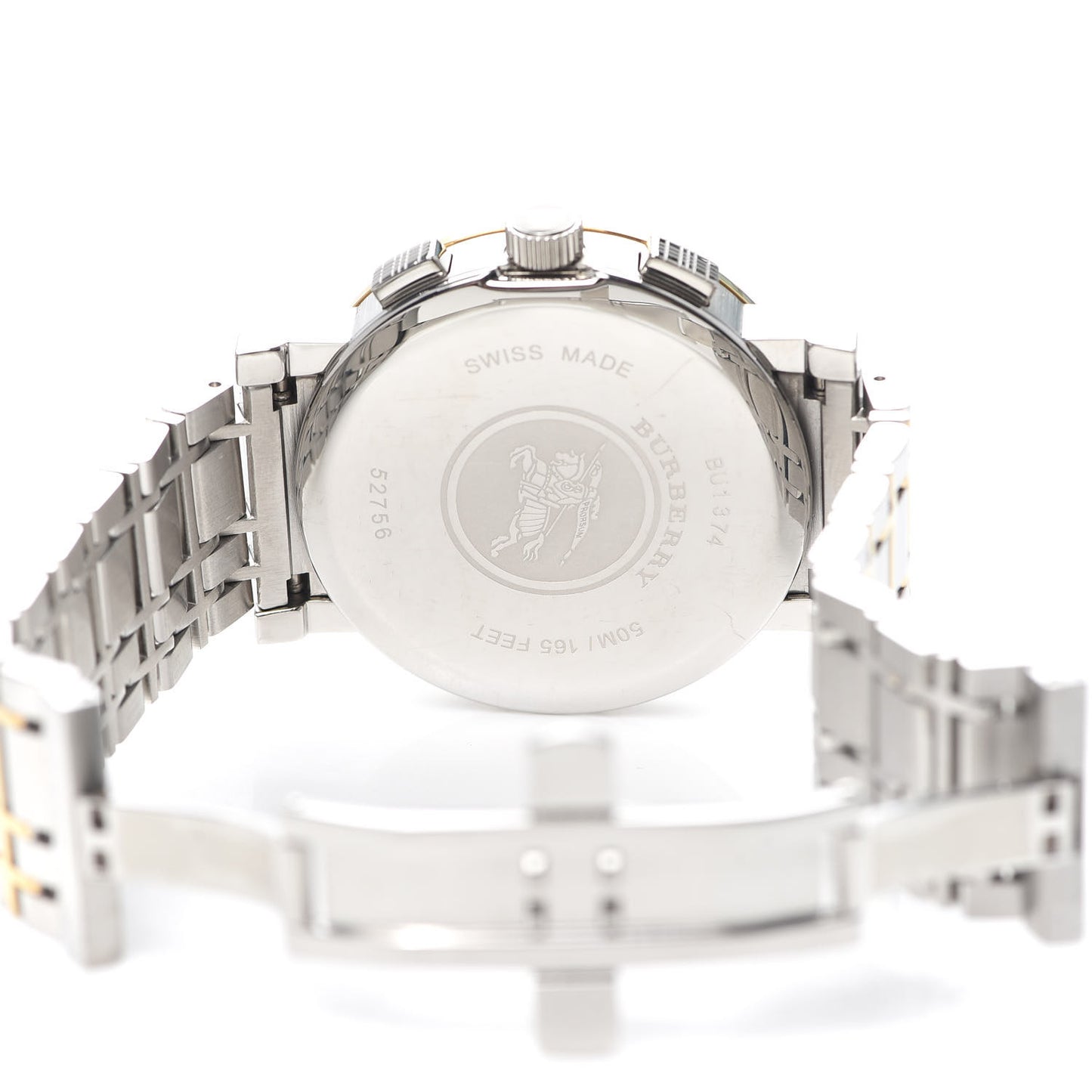 Stainless Steel 40mm Heritage Chronograph Quartz Watch BU1374