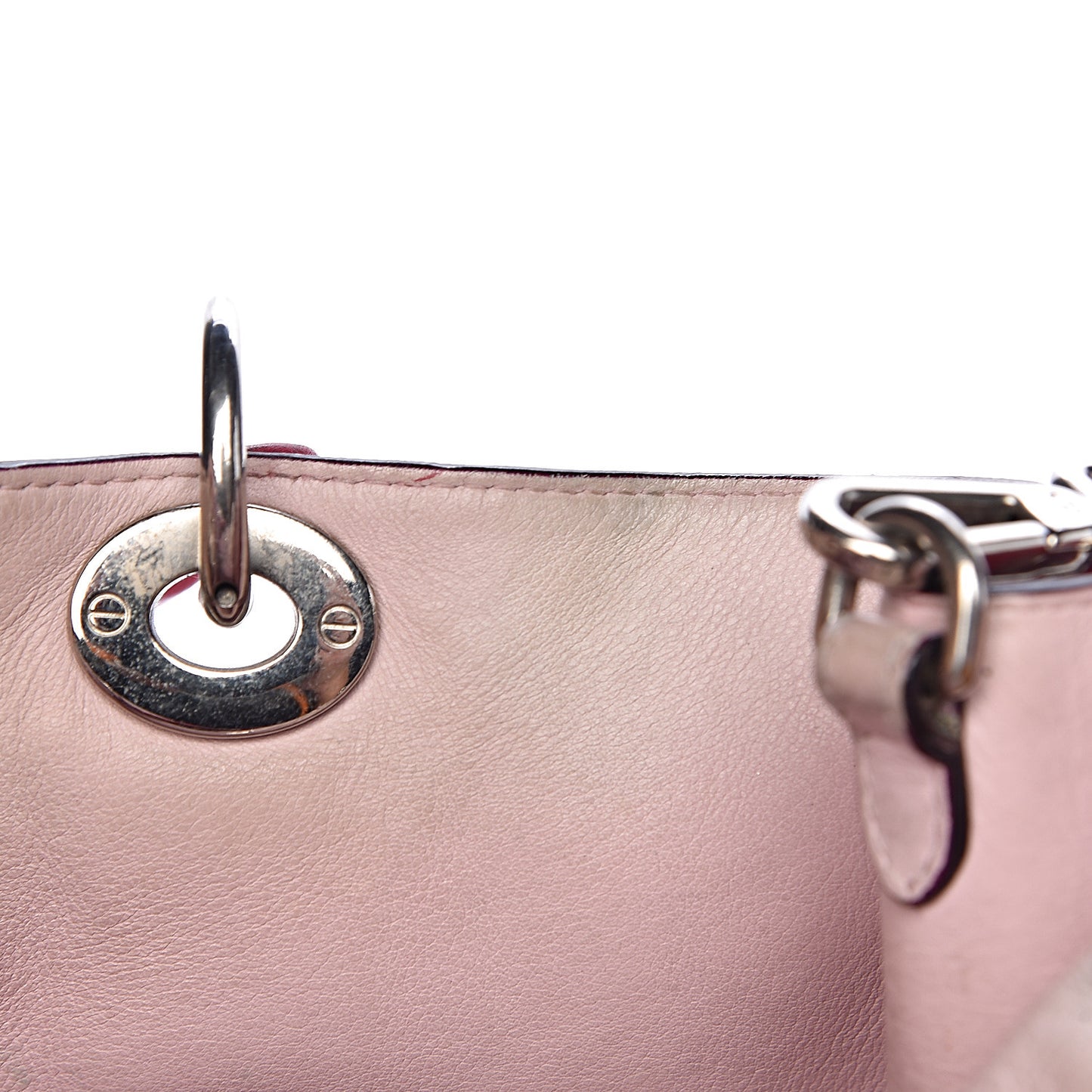 Bullcalf Medium Diorissimo Tote Pink