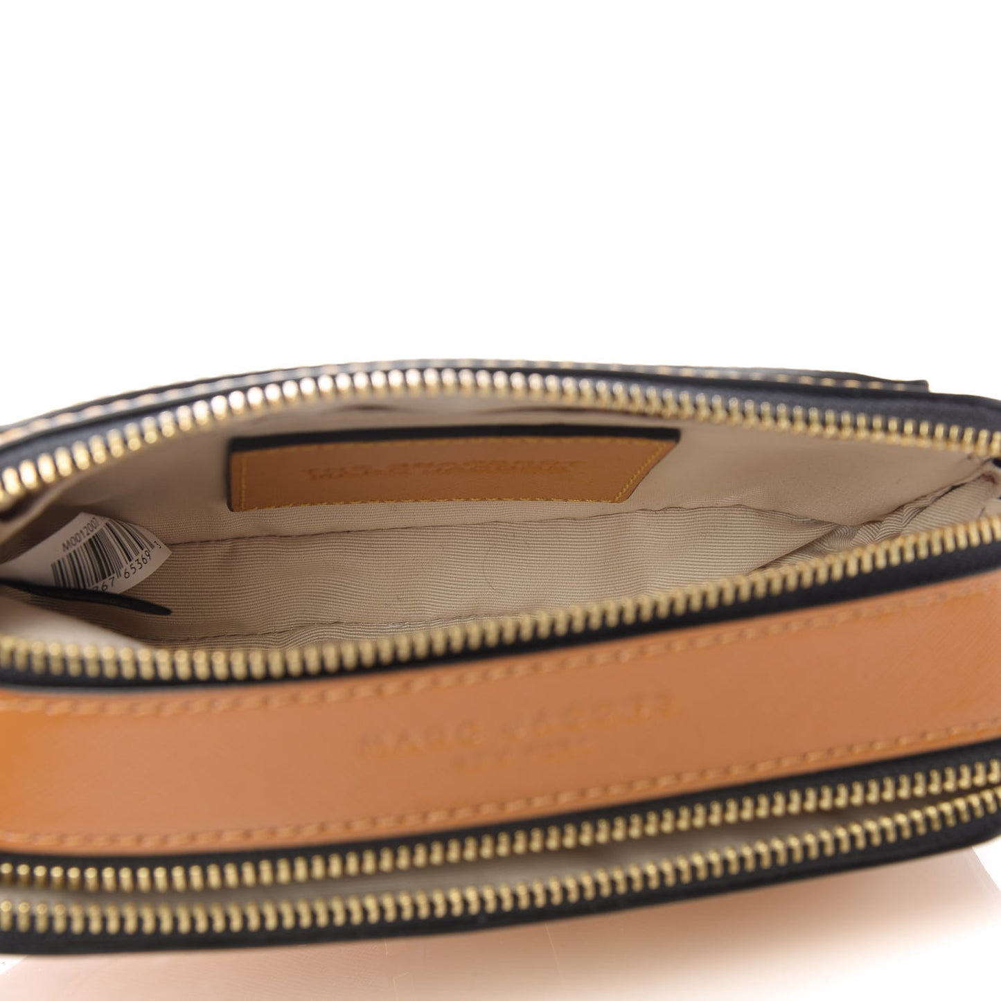 Saffiano Small Snapshot Camera Bag Yellow Multi