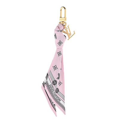 Louis Vuitton Monogram Bandana Bag Charm Pink 1 of 5