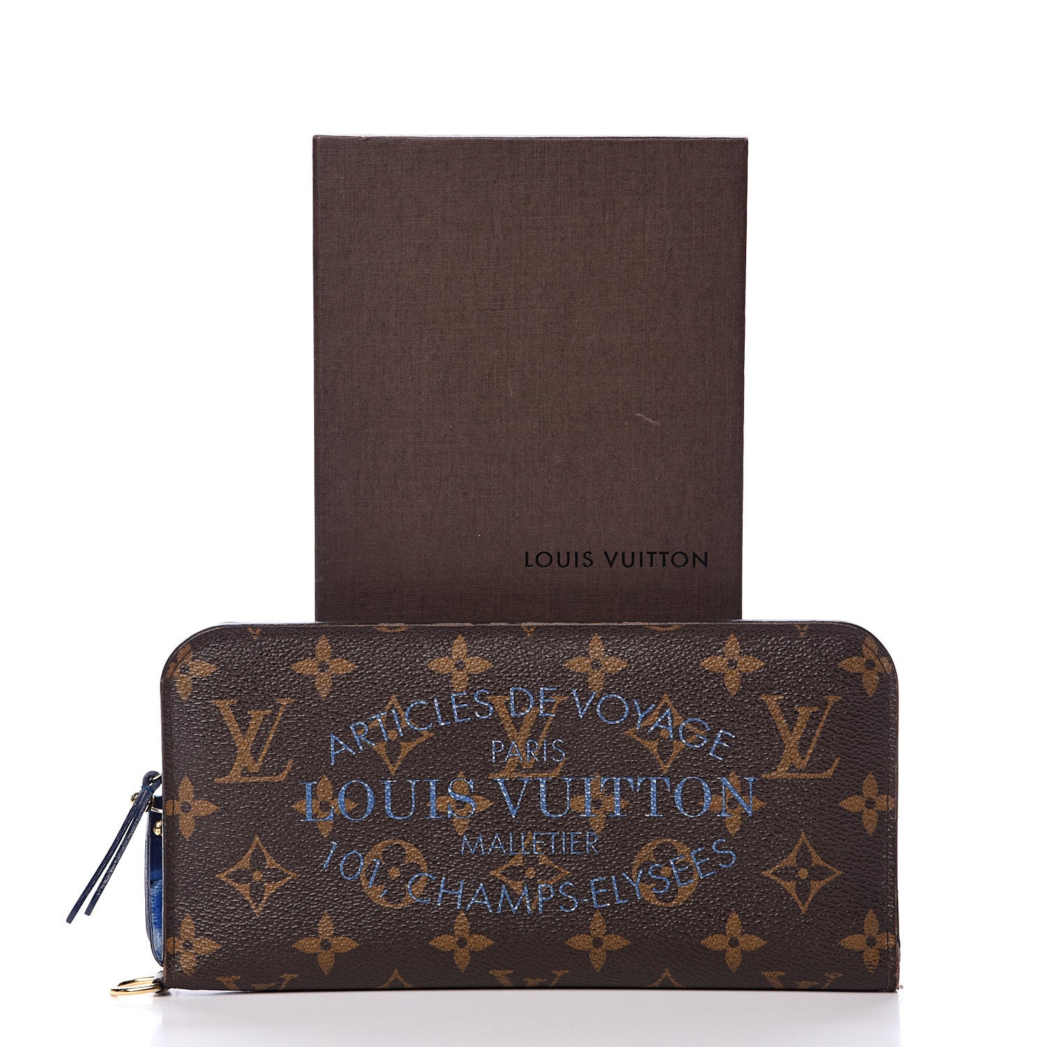 Louis Vuitton Monogram Articles de Voyage Ikat Insolite Wallet Grand Blue 10 of 10