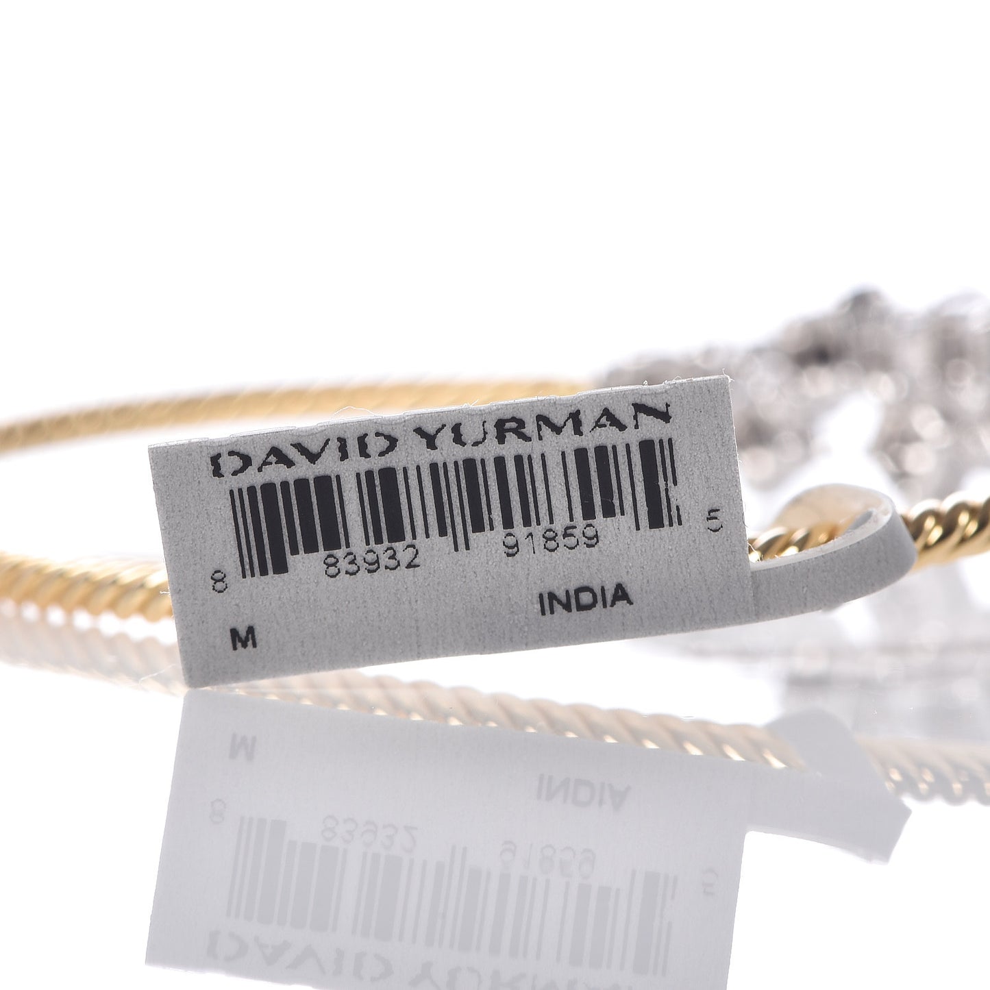 18K Yellow White Gold Diamond Precious Chatelaine Bracelet