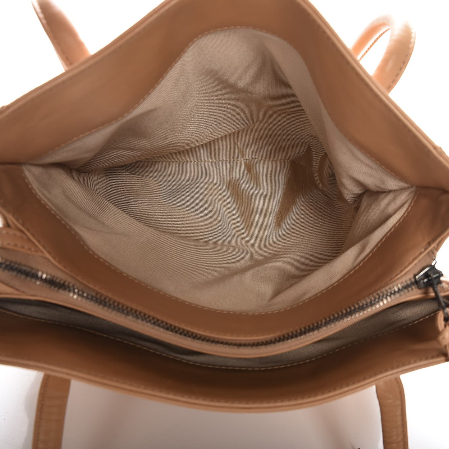 Lambskin CC Tassel Shoulder Bag Beige