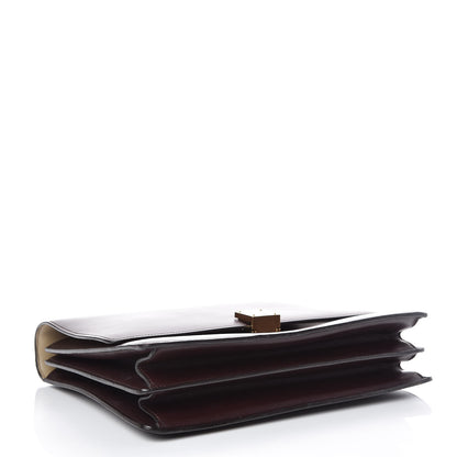 Celine Smooth Calfskin Large Case Chain Flap Burgundy 4 of 13