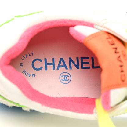 Chanel Calfskin Womens Logo Sneakers 35.5 Multicolor 6 of 11