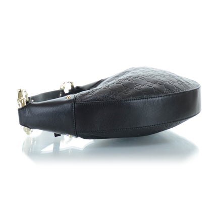 Gucci Guccissima Half Moon Bamboo Ring Hobo 6 of 10