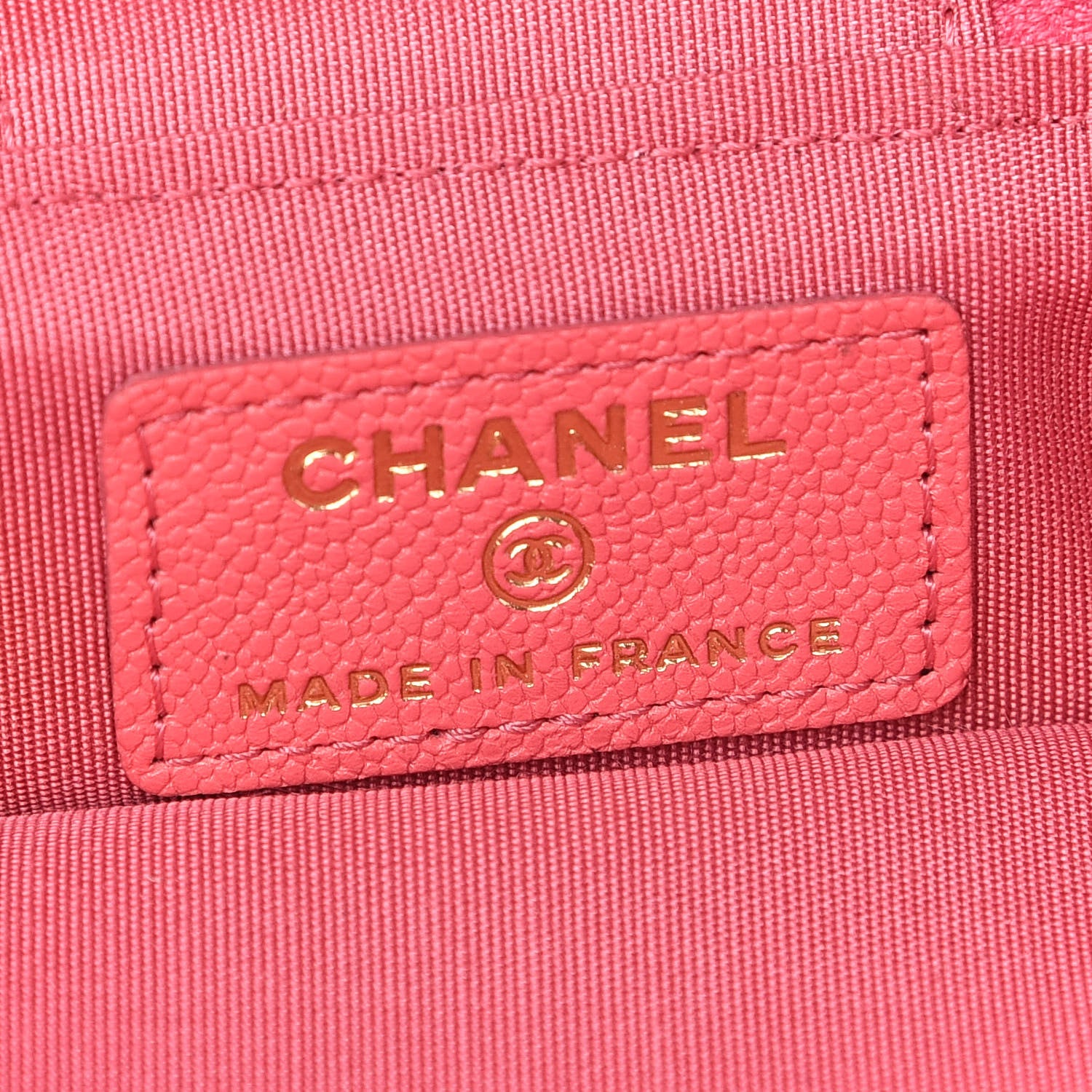 Chanel Caviar Quilted Mini Top Handle Vanity With Chain Pink 6 of 9