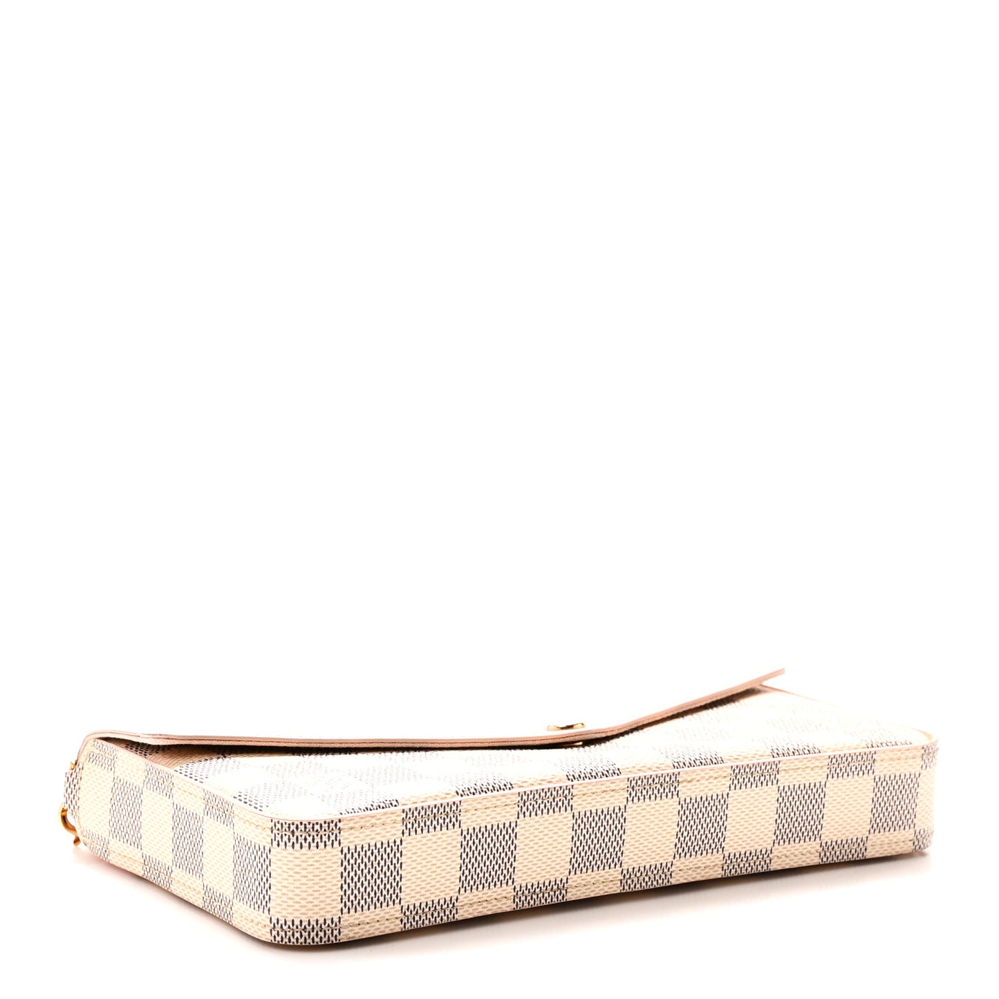 Damier Azur Calfskin Pochette Felicie Eau De Rose