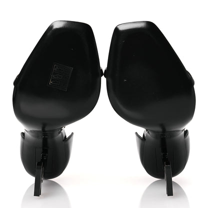 Saint Laurent Patent Calfskin Opyum 110 Sandals 39.5 Black 7 of 11