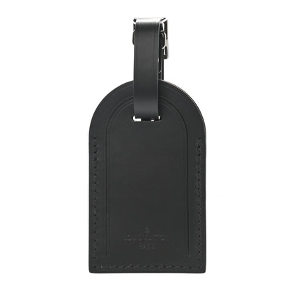 Louis Vuitton Calfskin Luggage Tag Black 1 of 5
