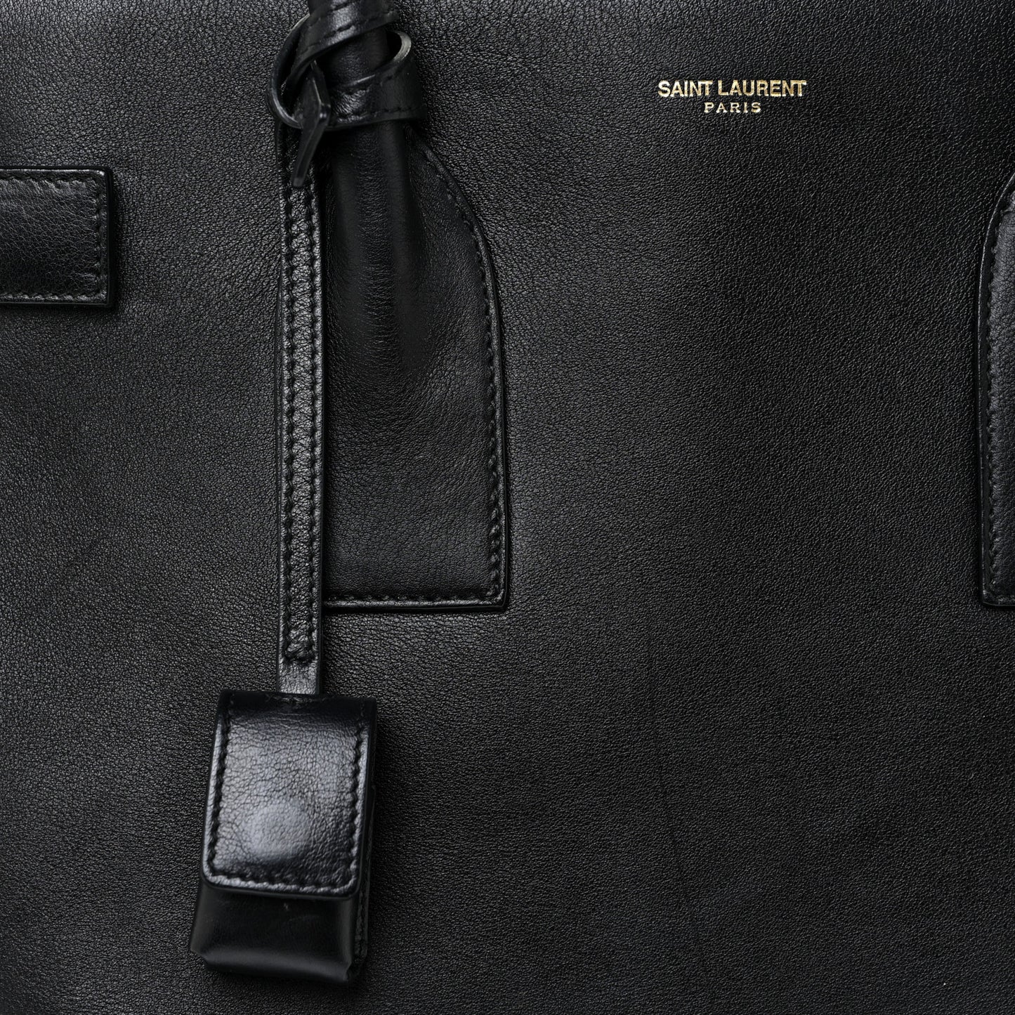 Calfskin Large Sac De Jour Carryall Black