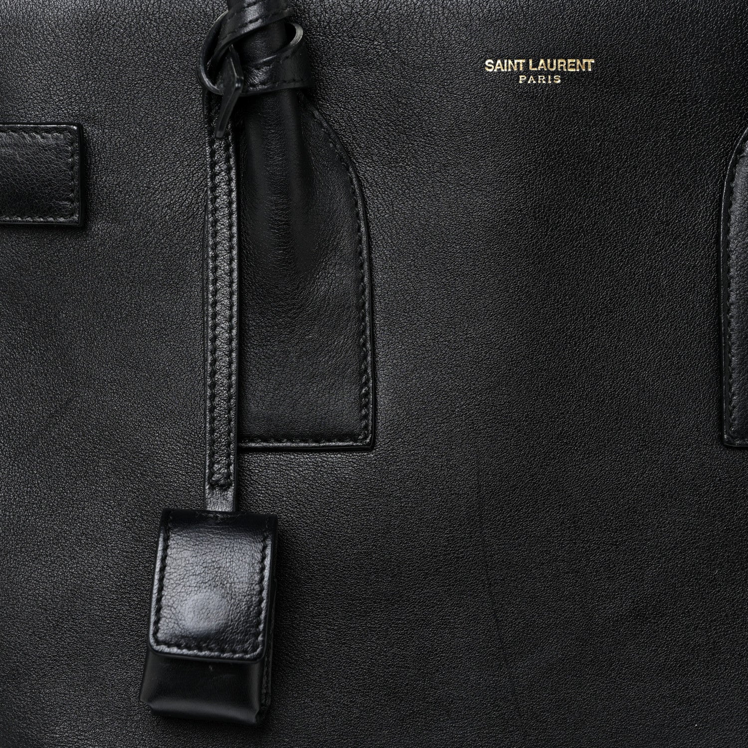 Saint Laurent Calfskin Large Sac De Jour Carryall Black 8 of 21