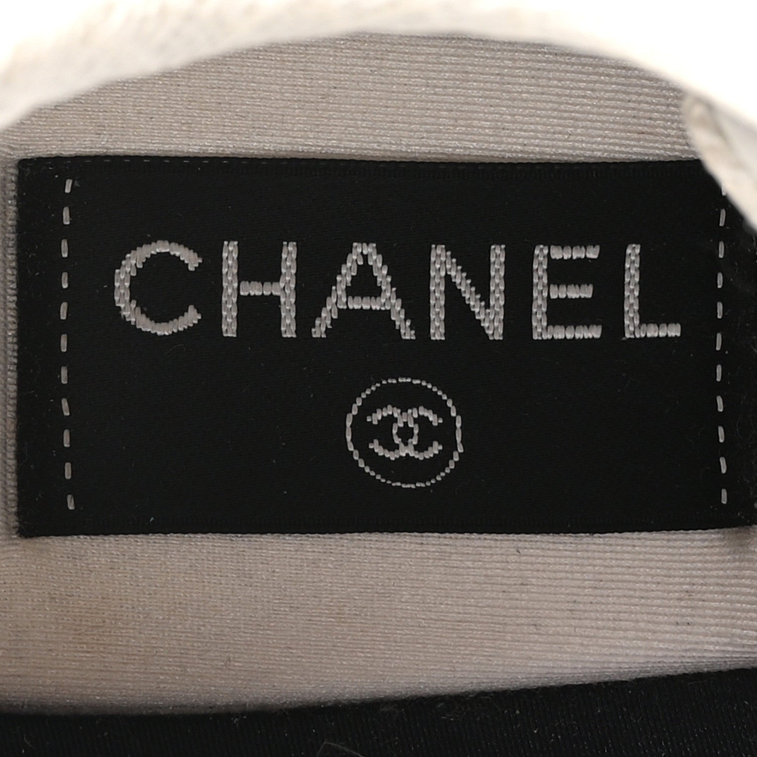 Chanel Terry Cloth Calfskin Womens Logo Sneakers 38 Red White 7 of 8