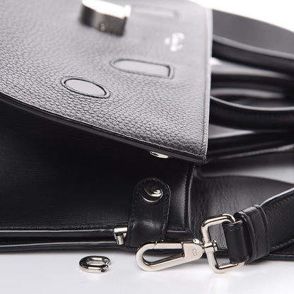 Christian Dior Grained Calfskin Large Diorever Flap Black 9 of 13