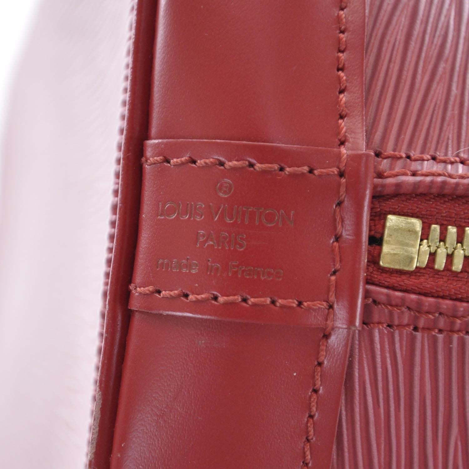 Louis Vuitton Epi Alma Red 11 of 11